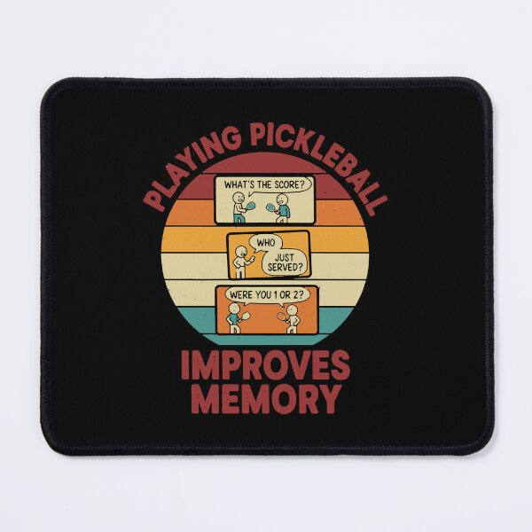 Item preview, Pickleball Funny Player Playing Improves Memory designed and sold by LuminOrb.
