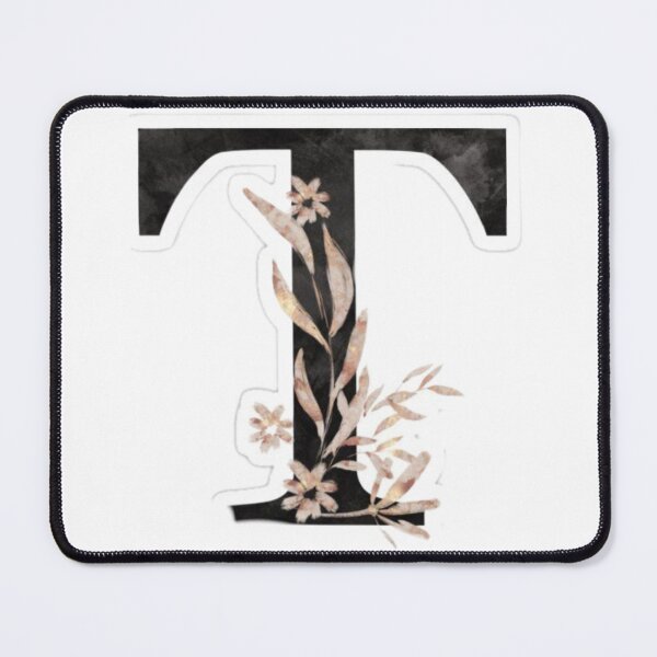 Item preview, Floral Letter T Name Gift | Personalized Initial T Design | Aesthetic Botanical Alphabet for Girls & Women designed and sold by PixelVibe Art.
