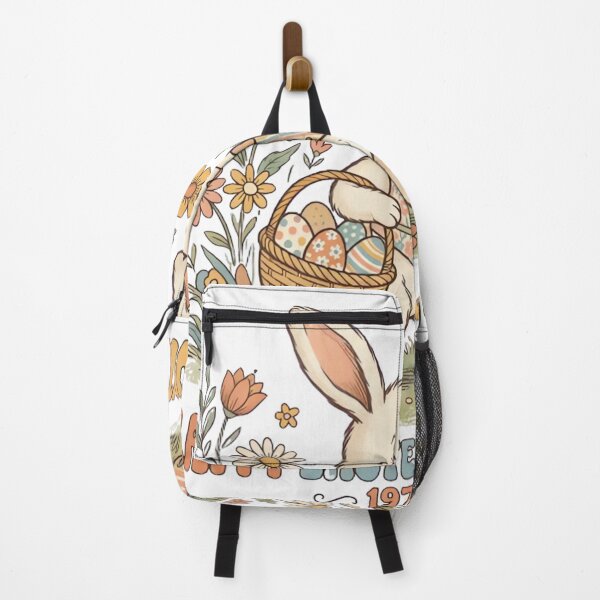 Item preview, Vintage Easter Bunny Retro 70s Egg Hunt Design designed and sold by urbinet.