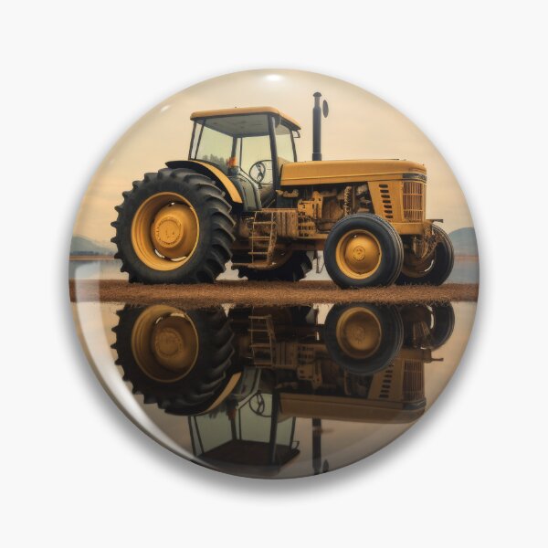 Item preview, Tractor Reflection Mountain Lake designed and sold by pinkal.