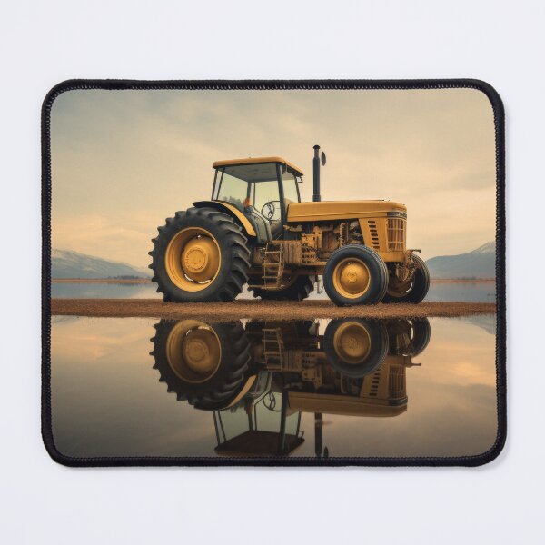 Item preview, Tractor Reflection Mountain Lake designed and sold by pinkal.