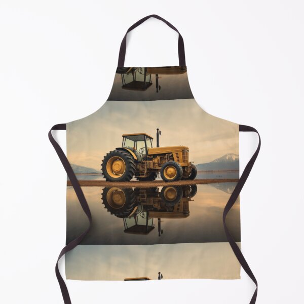 Item preview, Tractor Reflection Mountain Lake designed and sold by pinkal.