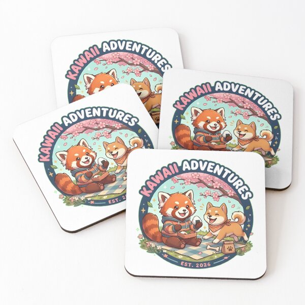 Item preview, Kawaii Adventures: Red Panda & Shiba Inu Picnic - Est. 2026 designed and sold by WalterAdd.