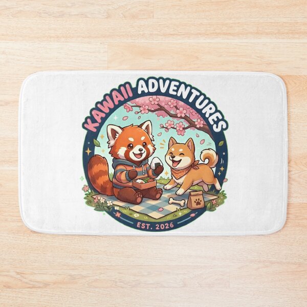 Item preview, Kawaii Adventures: Red Panda & Shiba Inu Picnic - Est. 2026 designed and sold by WalterAdd.