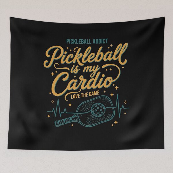 Item preview, Pickleball Is My Cardio Funny Pickleball Player designed and sold by LuminOrb.