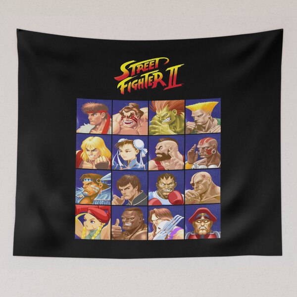 Item preview, Street Fighter Ii Select Character designed and sold by jaehakeshaghm.