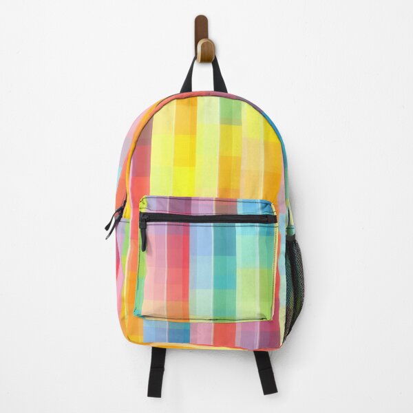 Item preview, Vivid Pixel mosaic Abstract Texture - Rainbow Color Grid designed and sold by Void Script.
