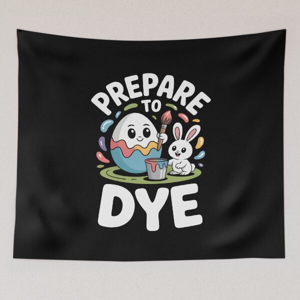Item preview, Prepare To Dye Funny Easter Egg designed and sold by MooonTees.