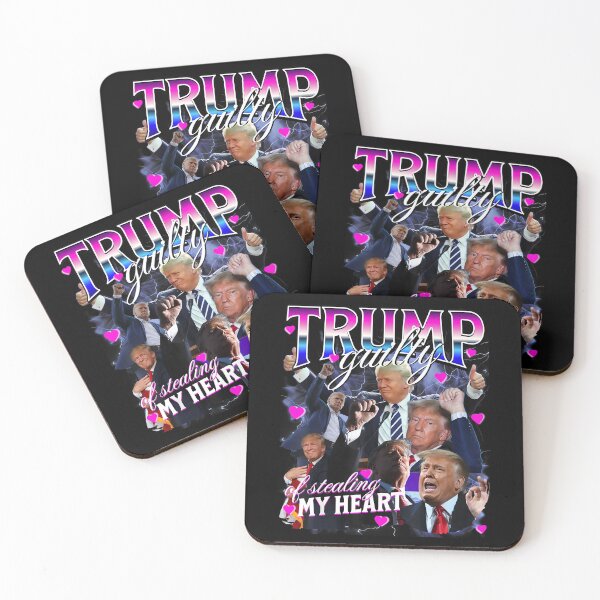 Item preview, Guilty Of Stealing My Heart Pink Trump Trump Girl Valentines designed and sold by PaulTSchafer.