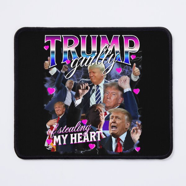 Item preview, Guilty Of Stealing My Heart Pink Trump Trump Girl Valentines designed and sold by PaulTSchafer.