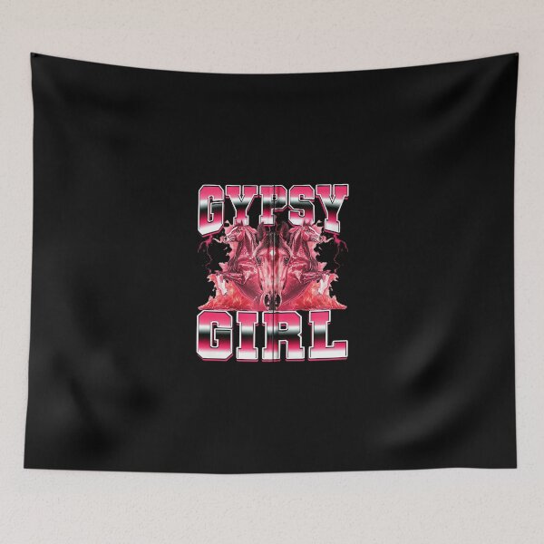 Item preview, Gypsy Girl Horse Girl Horse Riding Equestrian 90s Bootleg Zip designed and sold by PaulTSchafer.