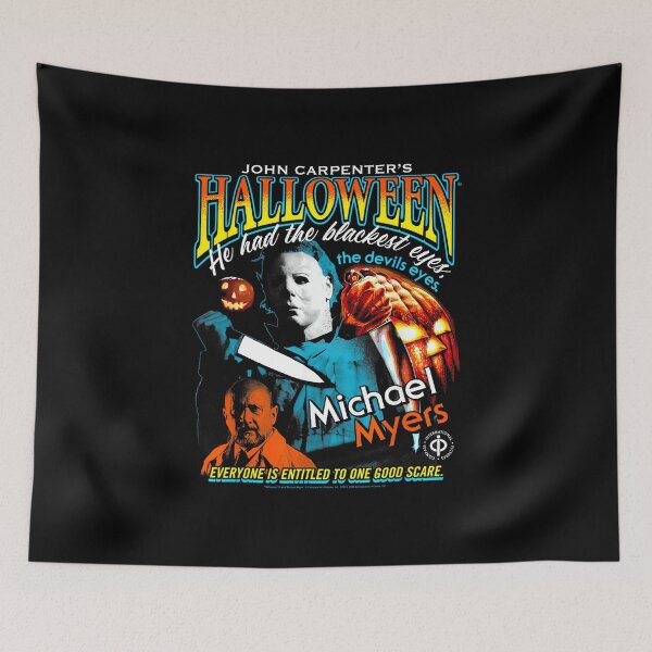 Item preview, Halloween 90's Bootleg Colorful Poster Horror Movie designed and sold by PaulTSchafer.