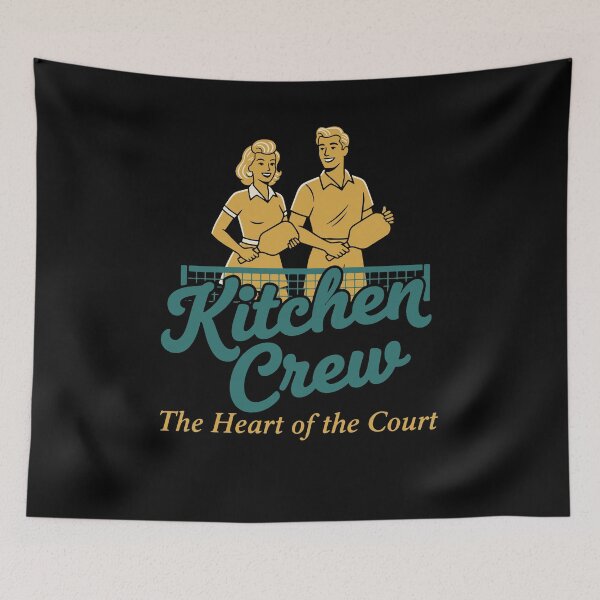 Item preview, Pickleball Kitchen Crew Heart Of The Court Funny designed and sold by LuminOrb.