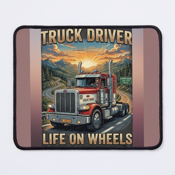Item preview, Truck Driver - Life on Wheels: Carpathian Journey designed and sold by HALYNA070824.