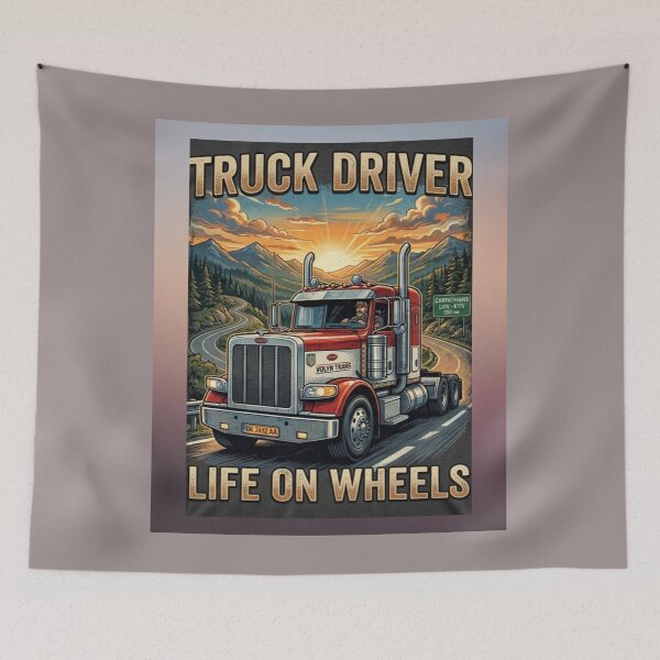 Item preview, Truck Driver - Life on Wheels: Carpathian Journey designed and sold by HALYNA070824.