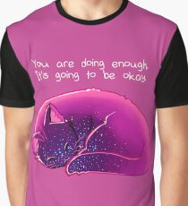 "Du machst genug" Cat Grafik T-Shirt