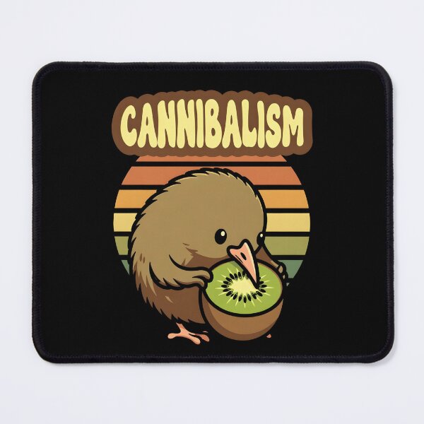 Item preview, Funny Kiwi Bird Cannibalism Retro Sunset Pun Design designed and sold by TshirtsOnline-.