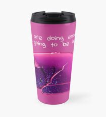 "You Are Doing Enough" Cat Travel Mug