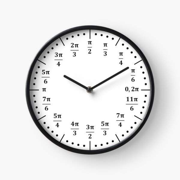 Unit Circle Clock Clock