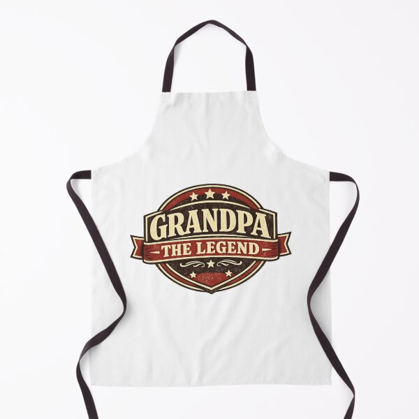 Item preview, Grandpa The Legend Vintage Badge - Retro Emblem Design designed and sold by MKreative Studio.