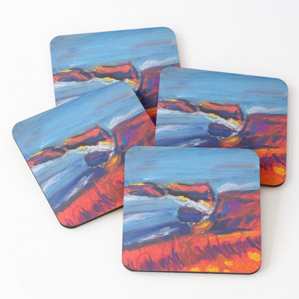 Item preview, Red. Oil pastels designed and sold by KCreightonArt.