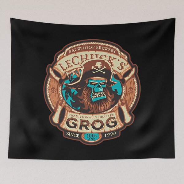 Item preview, Ghost Pirate Grog - Craft Beer - Retro Video Gamer designed and sold by jaehakeshaghm.