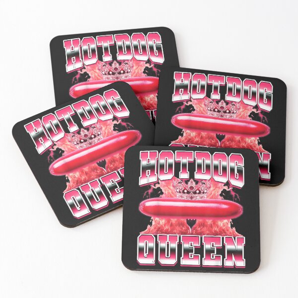 Item preview, Hot Dog Queen Hotdog Sausage Buns Grilled Hot Dog 90s designed and sold by PaulTSchafer.