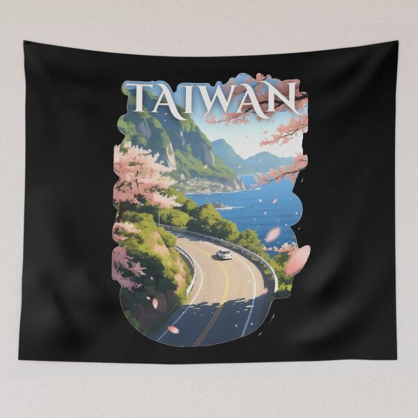 Item preview, ROAD TO SKY| CHERRY BLOSSOM | TAIWAN designed and sold by Dikshant Goyal.