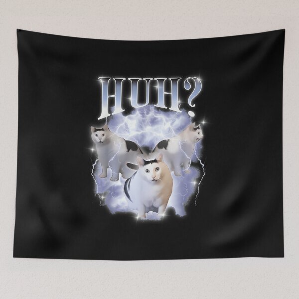 Item preview, Huh Cat Chonky Ben Meme Bootleg Rap 90s Vintage Graphic designed and sold by PaulTSchafer.
