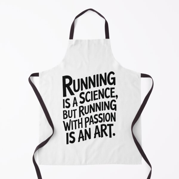Item preview, Running With Passion Is An Art – Motivational Runner Quote designed and sold by Amberlakhal.