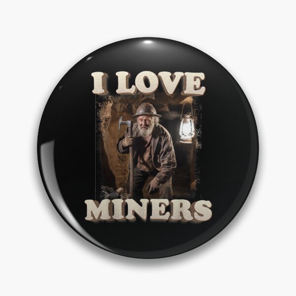 Item preview, I Love Miners 90s Bootleg Aesthetic Funny Sarcastic designed and sold by PaulTSchafer.