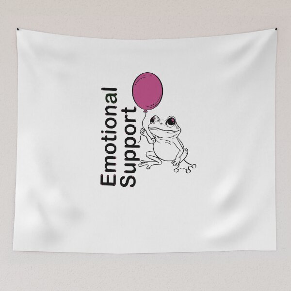 Item preview, Emotional support animal with balloon designed and sold by Maryart8.