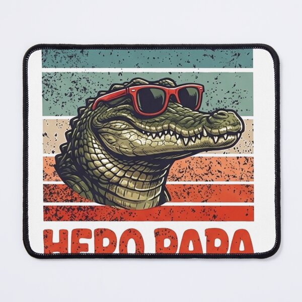 Item preview, Hero Papa – Cool Crocodile Dad Vibes designed and sold by Amberlakhal.
