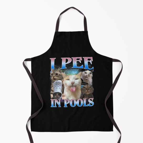Item preview, I Pee in Pools Funny Unhinged Cat Meme Bootleg Graphic 90s designed and sold by PaulTSchafer.