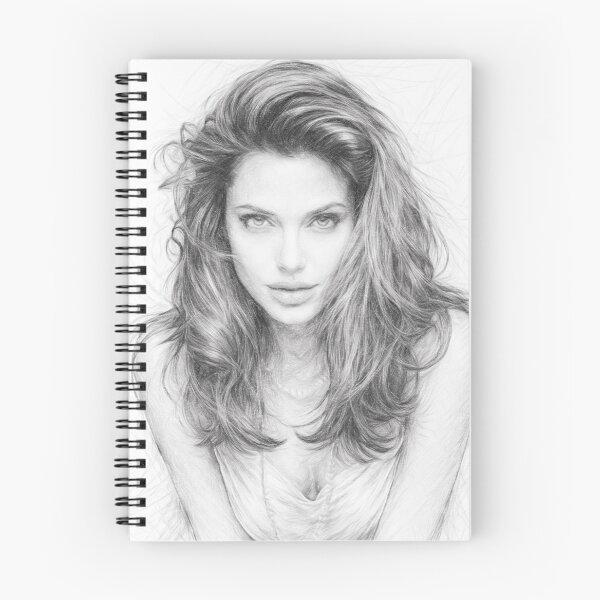 Item preview, Hyper-Realistic Black and White Pencil Portrait Sketch | Elegant Hollywood Icon Inspired Art Print | Minimalist Monochrome Wall Art designed and sold by Leon Woods Pencil Art.