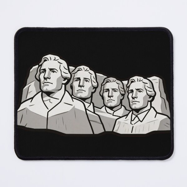 Item preview, Mount Rushmore – Historic American Monument Illustration designed and sold by UniqueArtsOnly.