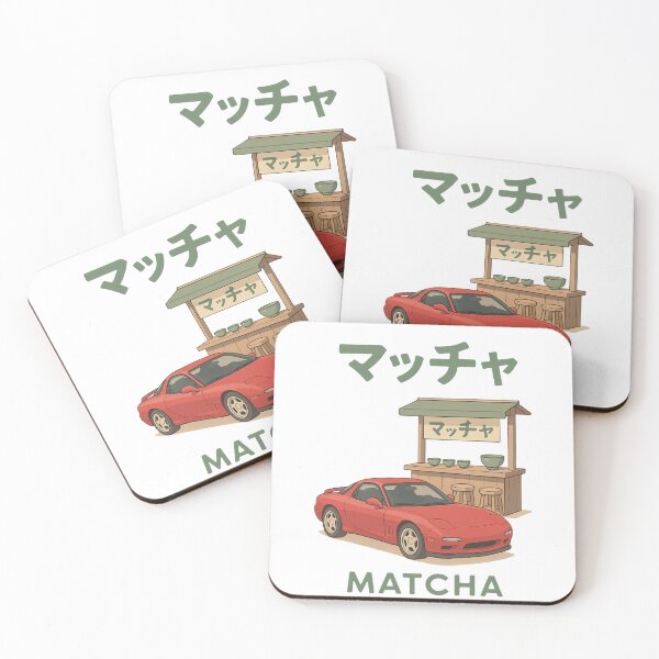 Item preview, Matcha Stop - JDM Sports Car x Japanese Tea Stall designed and sold by STRTBRNR.