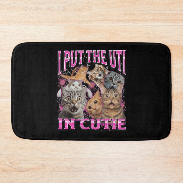Item preview, I Put The UTI In Cutie Funny Cat Meme Bootleg Graphic 90s Men Women designed and sold by PaulTSchafer.