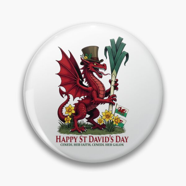 Item preview, Red Dragon St David’s Day Welsh Pride Illustration designed and sold by TshirtsOnline-.
