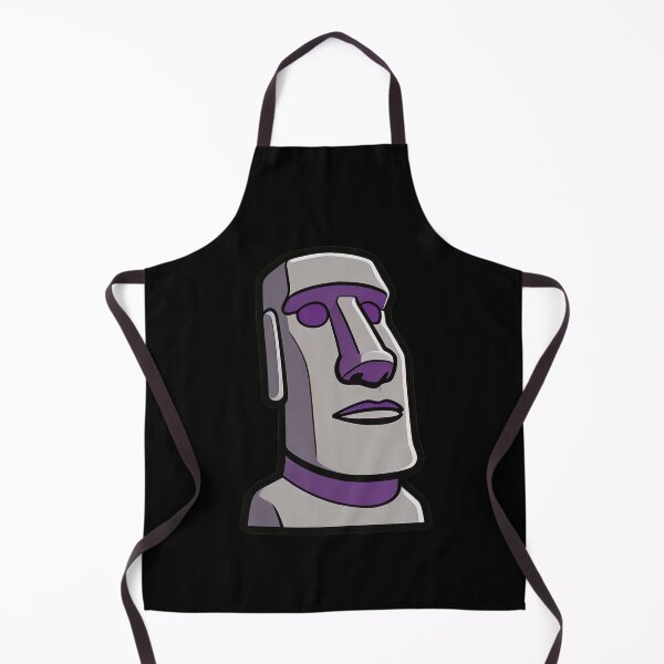 Item preview, Moai Statue – Easter Island Ancient Stone Head Illustration designed and sold by UniqueArtsOnly.