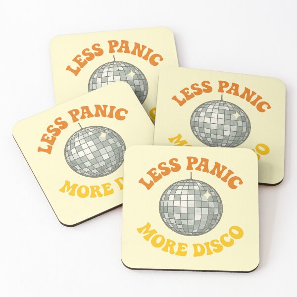Item preview, less panic more disco! designed and sold by funkyfrogz.