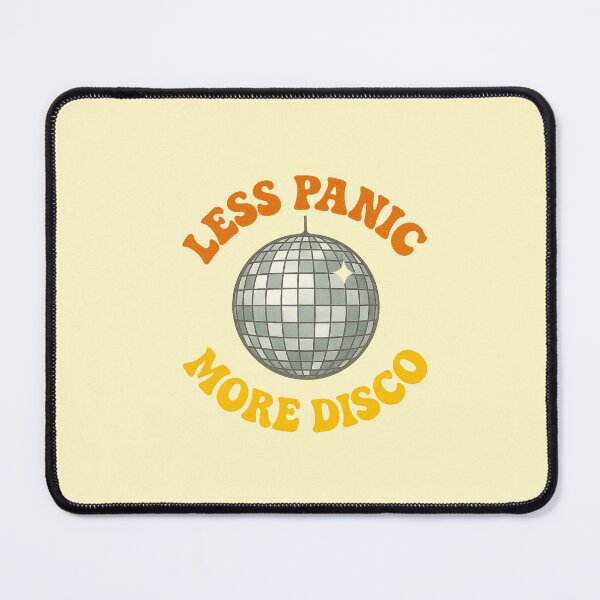 Item preview, less panic more disco! designed and sold by funkyfrogz.
