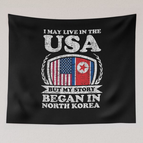 Item preview, I May Live In USA But My Story Began In North Korea designed and sold by GabbyKash.