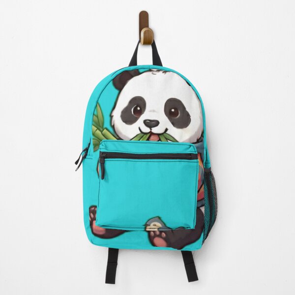 Item preview, Kawaii Panda with Bird & Bamboo - Chibi Art Style designed and sold by WalterAdd.