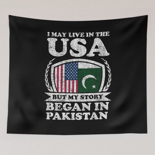 Item preview, I May Live In USA But My Story Began In Pakistan  designed and sold by GabbyKash.