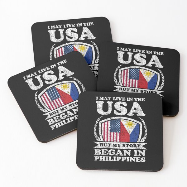 Item preview, I May Live In USA But My Story Began In Philippines designed and sold by GabbyKash.