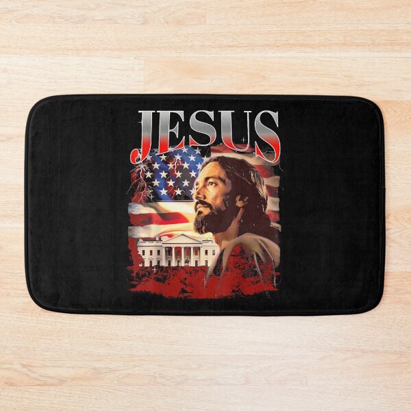 Item preview, Jesus USA America Patriot Meme 90s Bootleg Rap Merch Style designed and sold by PaulTSchafer.