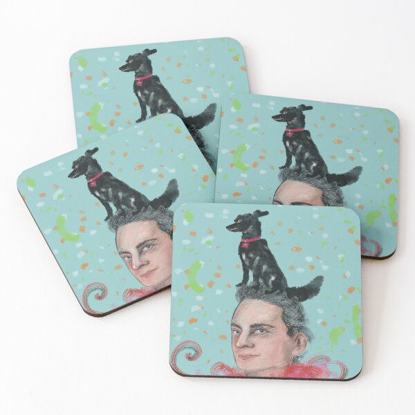 Item preview, Dog Lover with Poodle on Head designed and sold by classbunny.