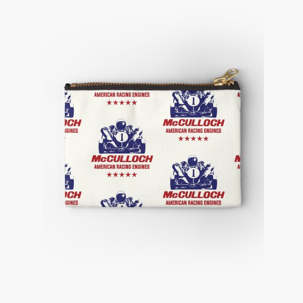 Item preview, McCulloch American racing engines - vintage karting -red & blue print designed and sold by retropetrol.