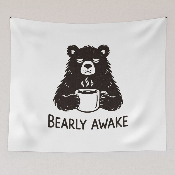 Item preview, "Bearly Awake" designed and sold by I-Envisions.